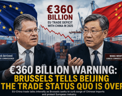 Brussels Tells Beijing the Trade Status