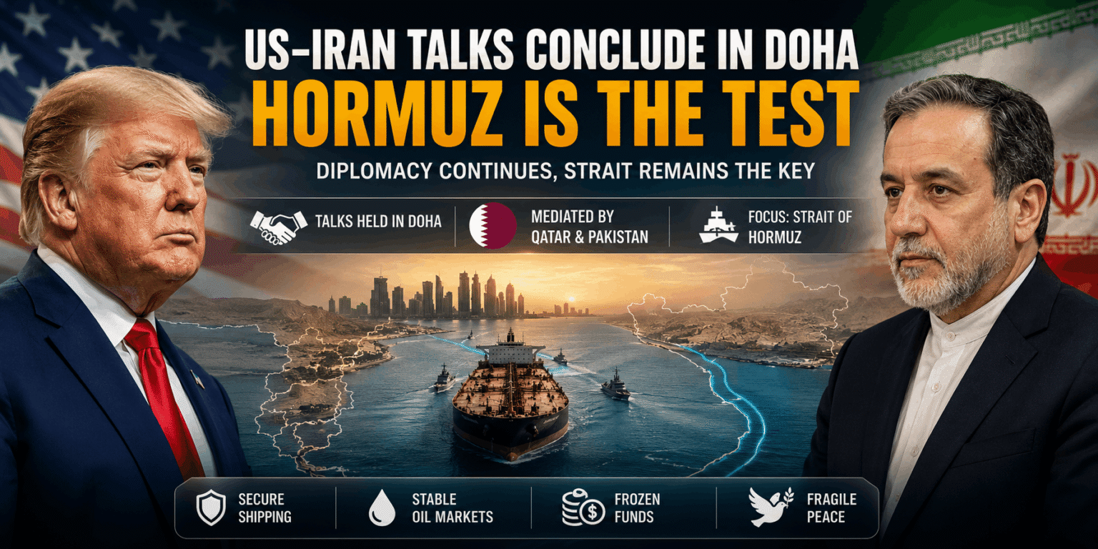 Hormuz Becomes the Red Line: US-Iran Talks End in Doha With the World Watching the Strait