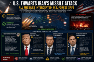 Iran’s futile Missile Barrage against U.S.