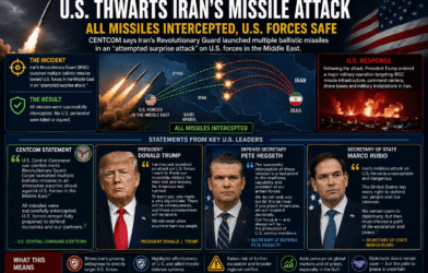 Iran’s futile Missile Barrage against U.S.