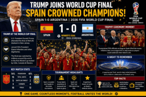 Trump Joins World Cup Final