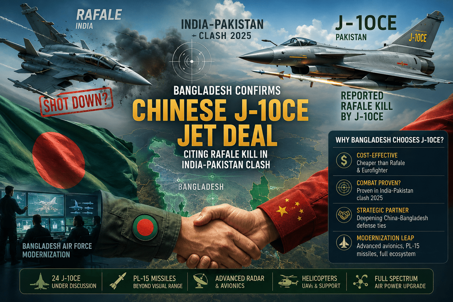 Bangladesh’s J-10CE Move